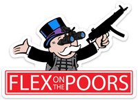 Flex On The Poors NODs Sticker - V2